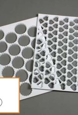 Schneider GmbH Plastic heart shaped cutting sheet, with 116 shapes (mat)