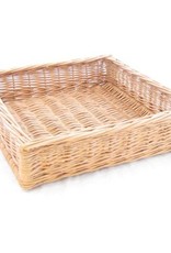 Display wicker basket 40 x 40 x 10 cm