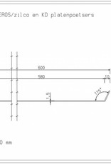Alusteel baking tray - 60 x 80 cm