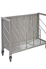 Stainless steel bag trolley