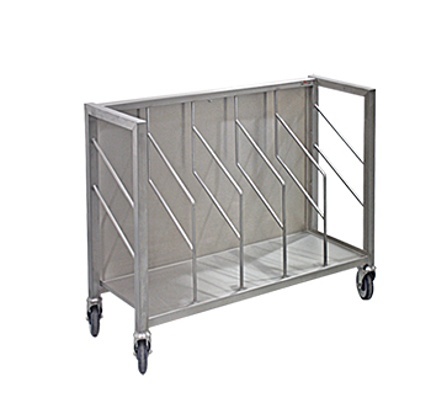 Stainless steel bag trolley