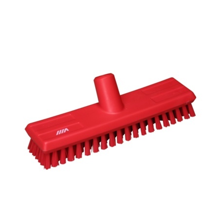 Vikan Vikan scrub broom, red