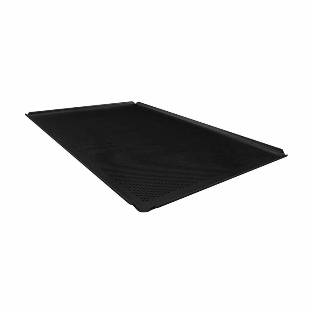Aluminium baking tray (Teflon-coated) – 60 x 40 cm - perforated