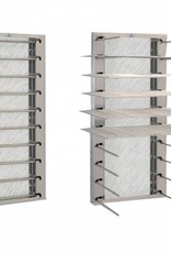Stainless steel plate rack wall model