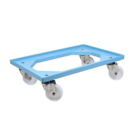 Plastic trollie, blue