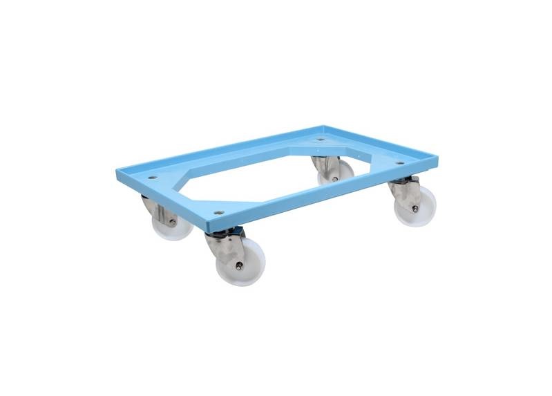 Plastic trollie, blue