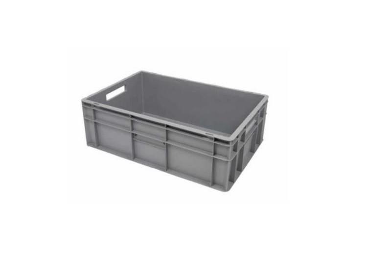 Plastic crate 600x400x280 (h) mm, open handles