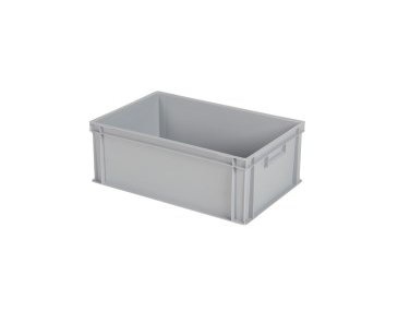 Plastic crate 600x400x220 (h) mm, closed