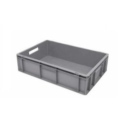 Plastic crate 600x400x170 (h) mm, open handles