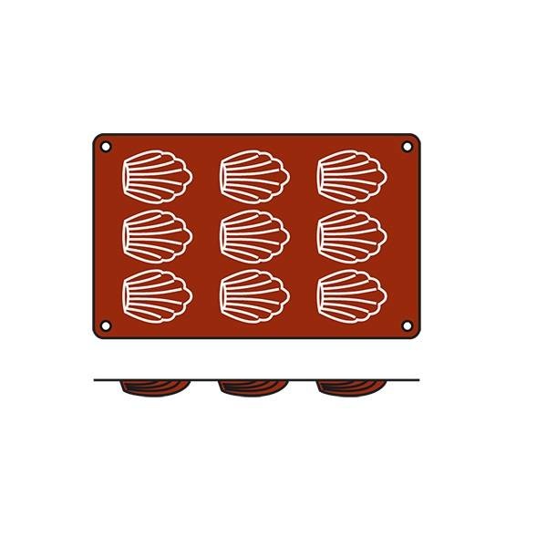 Silikomart Siliconen bakmat - madeleine