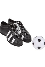 Fußballschuhe und Fußball