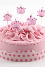 Lily Deco Kaars kroontje 2,5 cm  (5 stuks)