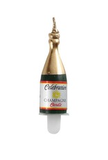 Kaars champagnefles 7 cm  (6 stuks)