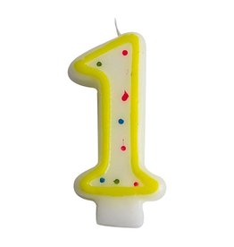 Number candle no. 1  (24 pieces)