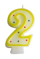 Number candle no. 2  (24 pieces)