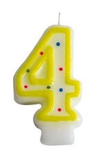 Number candle no. 4  (24 pieces)