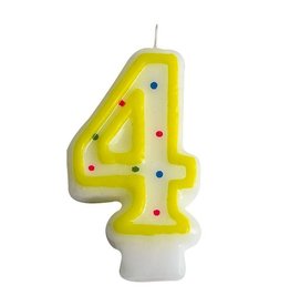 Number candle no. 4  (24 pieces)