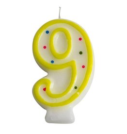 Number candle no. 9  (24 pieces)