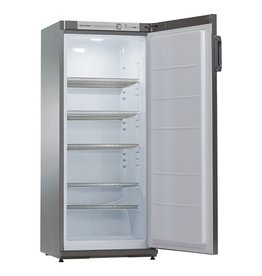 Exquisit Fridge Exquisit with stainless steel mantel