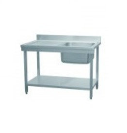 Combisteel Combisteel Demountable stainless steel sink with bottom shelf