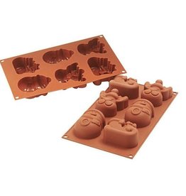 Silikomart Baking mat Funny Christmas