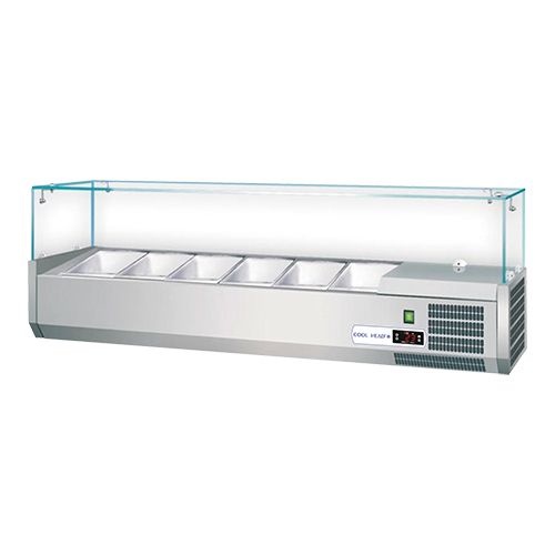 Set up refrigerated display case / Saladette 5 x 1/3 GN