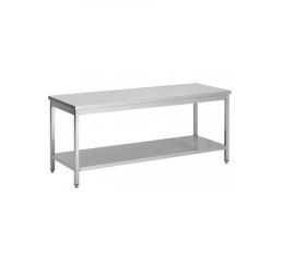 Combisteel Combisteel Work table with bottom shelf 1400 x 700 x 900 mm