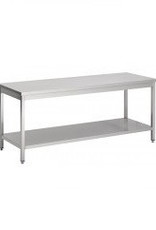 Combisteel Combisteel Work table with bottom shelf 1600 x 700 x 900 mm