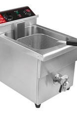 CaterChef CaterChef Fritteuse 8 Liter, Induktion mit Hahn