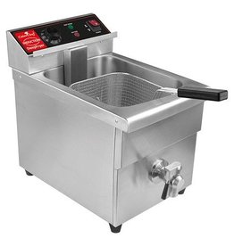 CaterChef CaterChef Fritteuse 8 Liter, Induktion mit Hahn