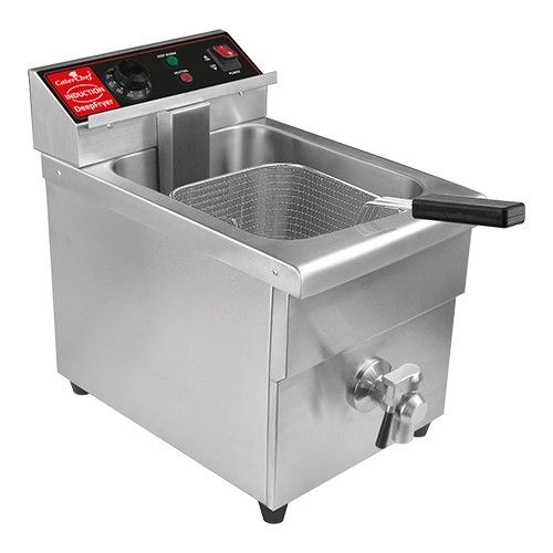 CaterChef CaterChef Fritteuse 8 Liter, Induktion mit Hahn