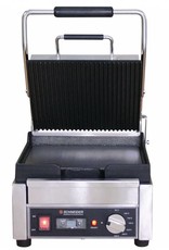 Schneider GmbH Grill Klein flache Bodenplatte und gewellte oberen platte