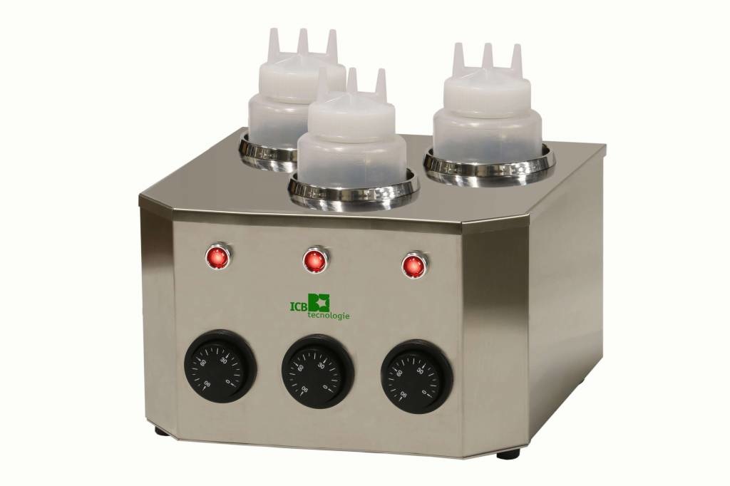 ICB Tecnologie Bottel warmer  with 3 bottles of 1 liter