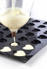 Silikomart Siliconen bakmat - hart - Mini Cuori klein