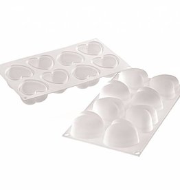 Silikomart Backform / Backmatte - Herz - Amorini