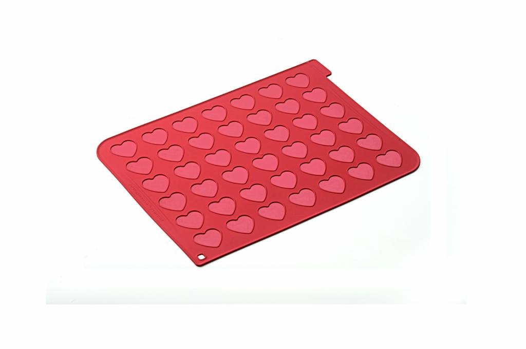 Silikomart Silicone baking mould macaron heart