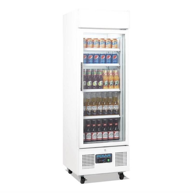 Polar Polar display koeling 218 liter, met wielen