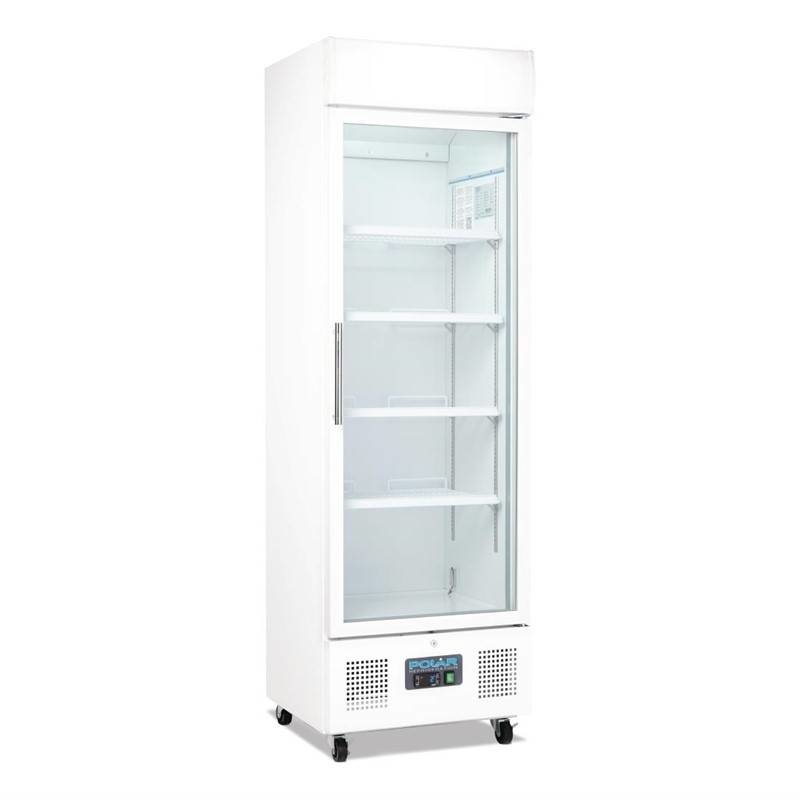 Polar Polar display cooler 368 liters, with wheels