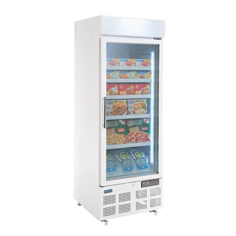 Polar Polar display koeling 420 liter, met wielen