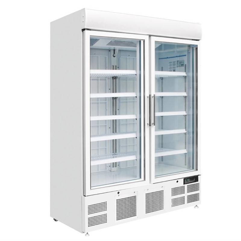 Polar Polar display cooler 950 liters, with wheels