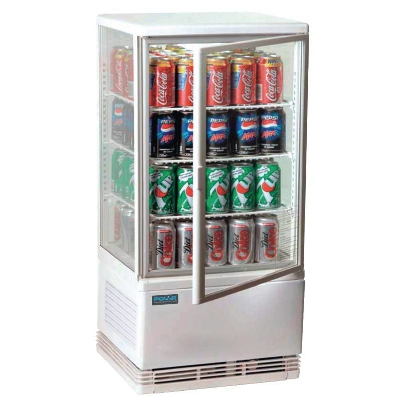 Polar Polar gekoelde vitrine, wit, 68 liter