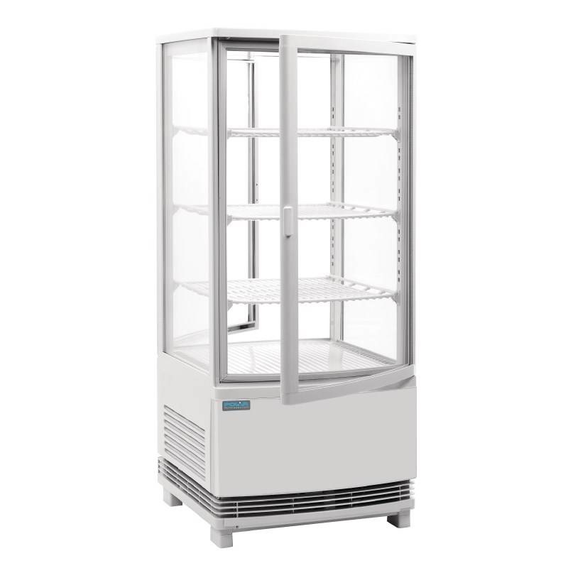 Polar Refrigerated Display Case White 86 Liters Baking And Cooking