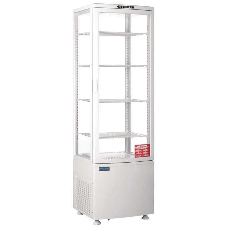 Polar Polar gekoelde vitrine, wit, 235 liter