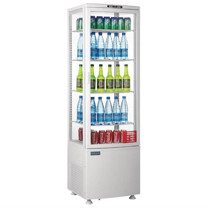 Polar Polar gekoelde vitrine, wit, 235 liter