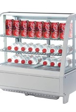 Polar Polar refrigerated display case, tabletop, white