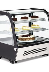 Polar Polar refrigerated display case, tabletop, Stainless steel