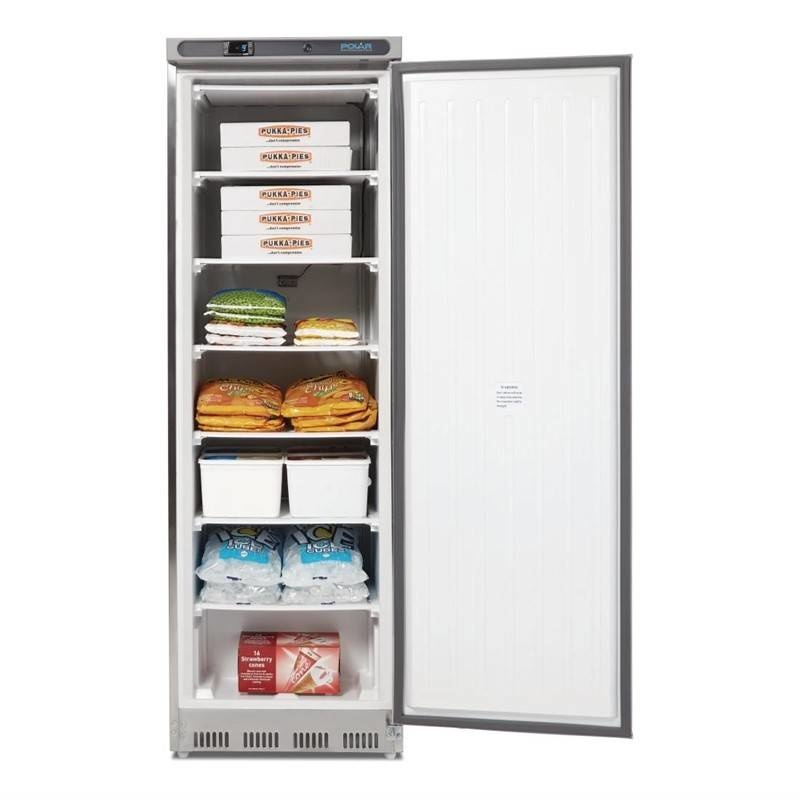 Polar Polar freezer, 365 liters, stainless steel