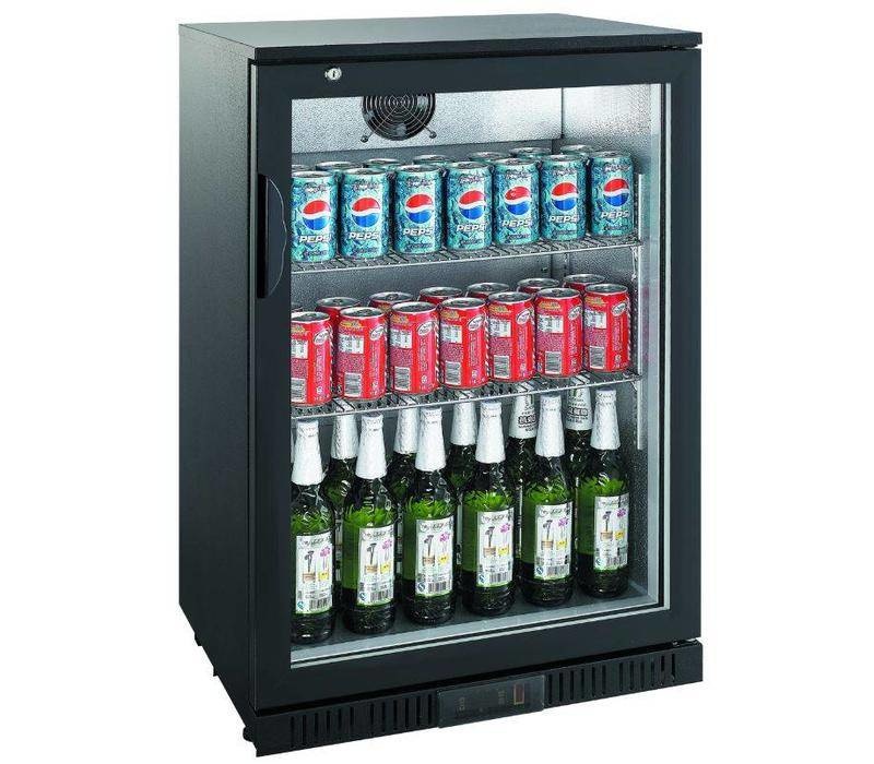 Saro Saro Bar Cooler 138 Liter, Klapptür, Schwarz