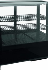 Saro Saro refrigerated display case, tabletop, black