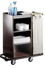 Saro Room service trolley with 1 laundry bag